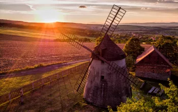 Windmühle in Kuželov